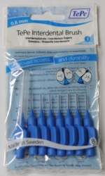 TePe inter-dental toothbrushes  (0.6mm Blue)