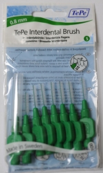 TePe inter-dental toothbrushes  (0.8mm Green)
