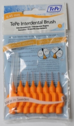 TePe inter-dental toothbrushes  (0.45mm Orange)
