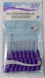TePe inter-dental toothbrushes  (1.1mm Violet)