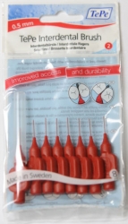 Brossettes interdentaires TePe (0.5mm Rouge)