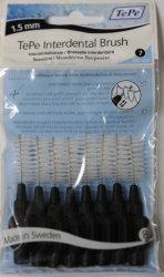 TePe inter-dental toothbrushes  (1,5mm Black)